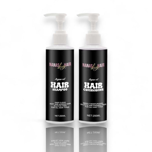 Natural hair shampoo and conditioner